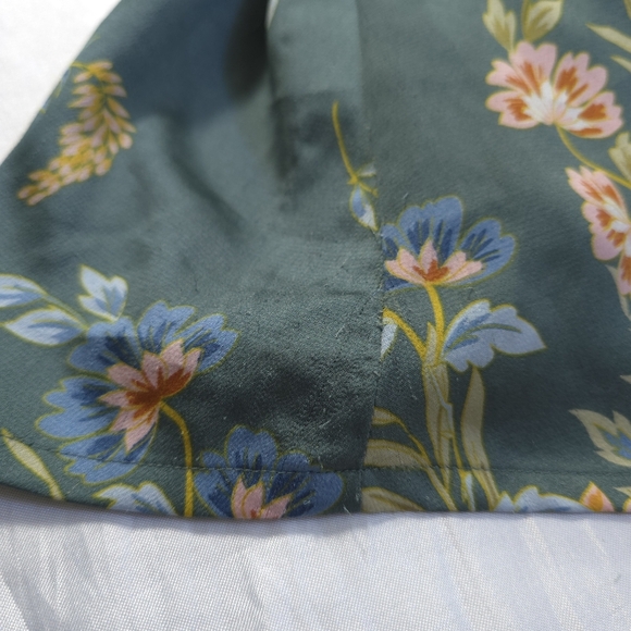 Superdown Floral Wrap Dress in Green and Yellow XS - Picture 6 of 9